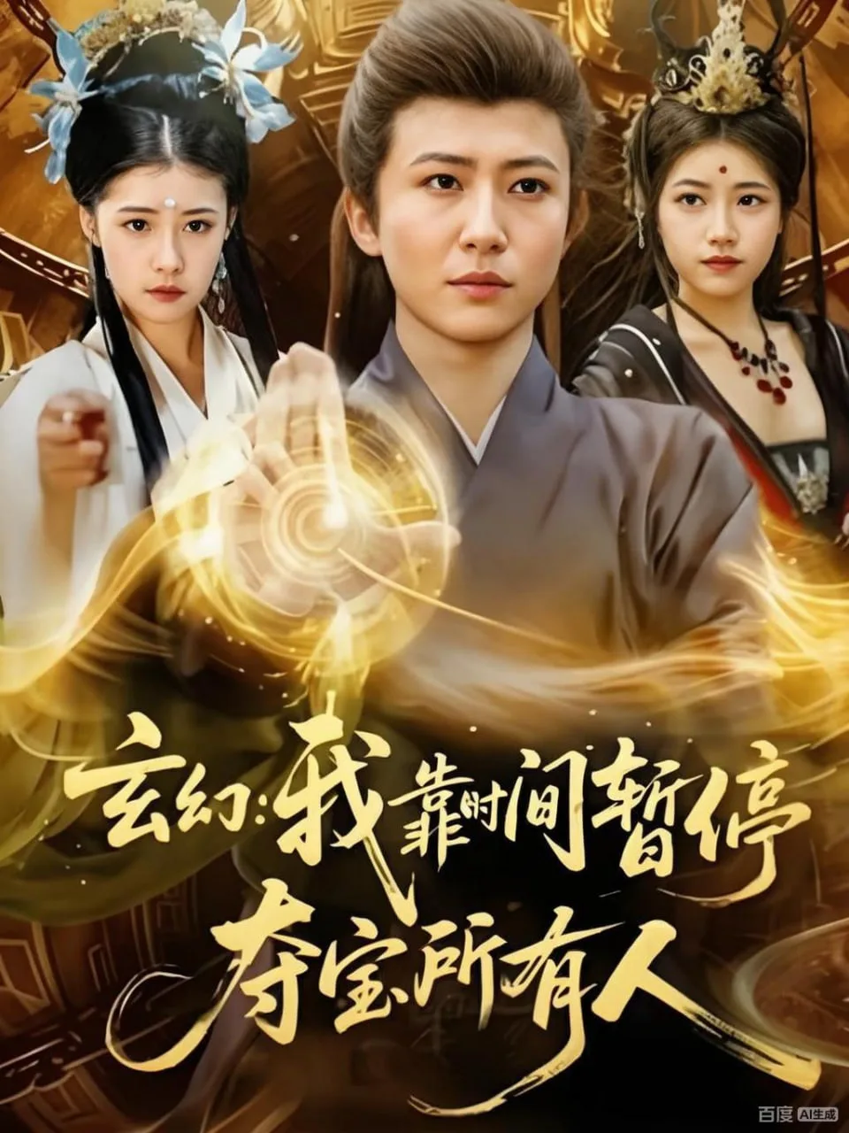 玄幻：我靠时间暂停，夺宝所有人（玄幻我靠时间暂停夺宝所有人）海报