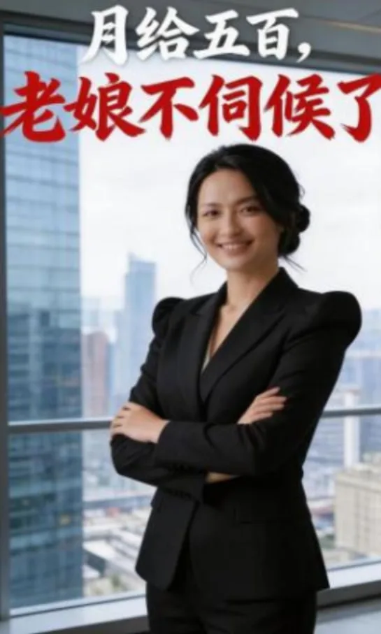 月给五百，老娘不伺候了海报