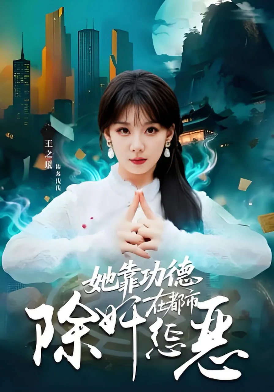 她靠功德在都市除奸惩恶海报